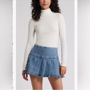 BP. Turtleneck Ribbed Top